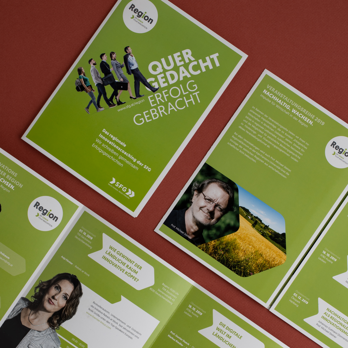 Markenstolz // SFG Steirische Wirtschaftsförderung Regionales Innovationscoaching Brandstory Print PR